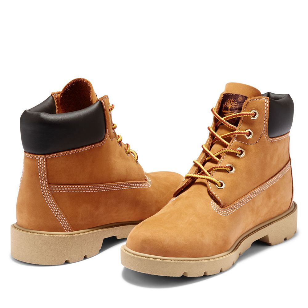 Bocanci 6-Inch Timberland Copii Maro/Negrii - Junior Classic Waterproof - Romania - BZTAQR419